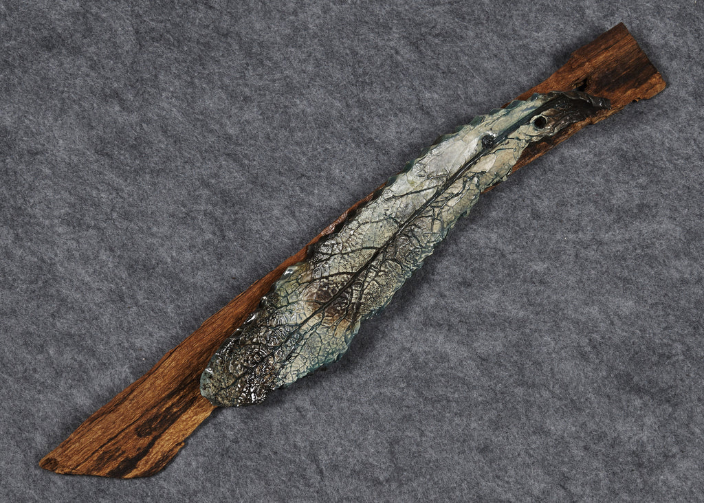 Kale Leaf Pottery Wall Hanger