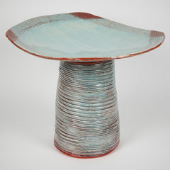 Rollin' Red Birdbath