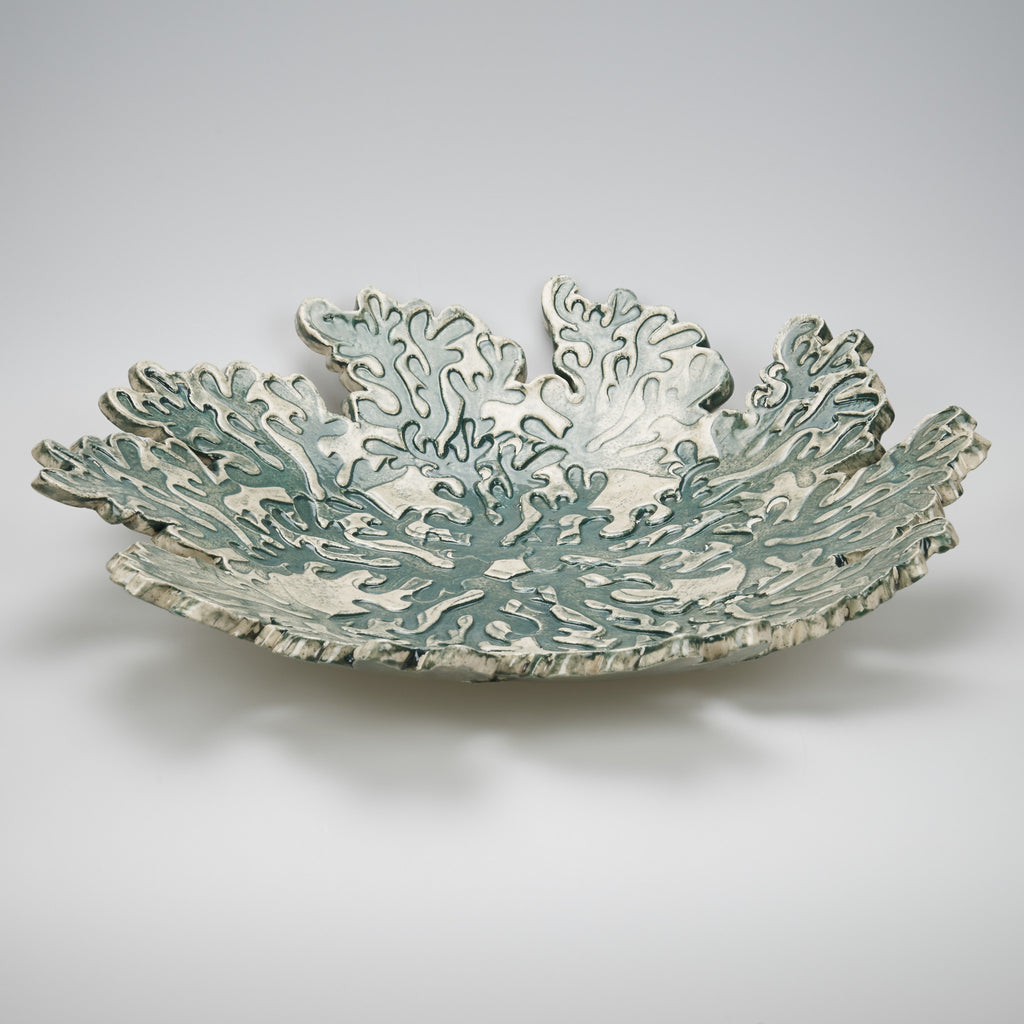 Dark Teal Coral Bowl